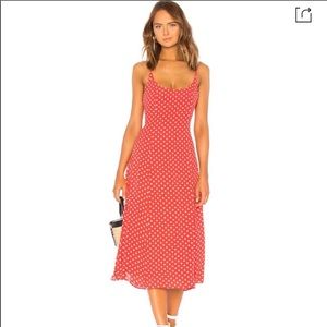 Privacy please Maryland polka dot midi dress